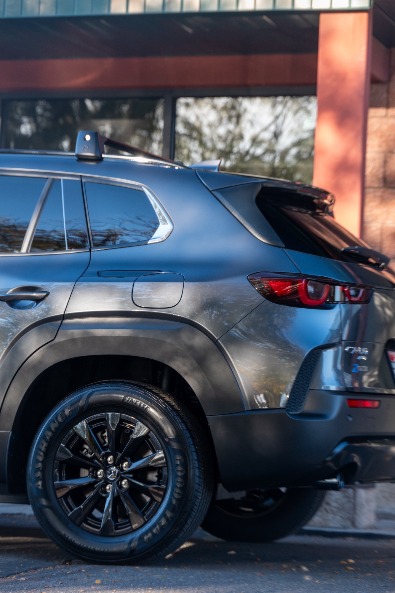 Ceramic coated rear quarter panel of a 2026 Mazda CX-50